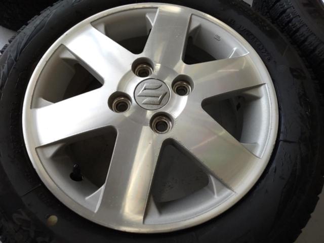 スズキ純正(SUZUKI) ワゴンR/MH21S アルミホイール + BRIDGESTONE(ブリヂストン) BLIZZAK VRX2 155/65R14
