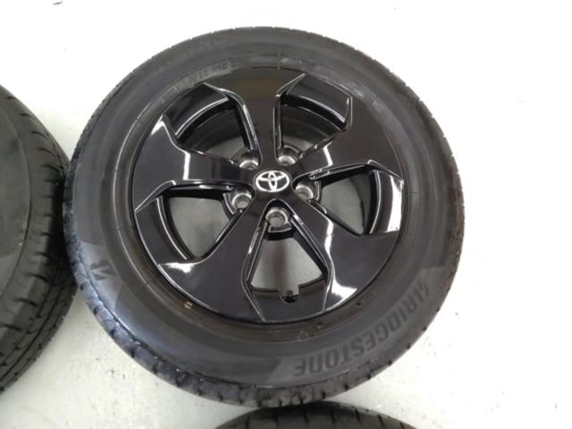 【トヨタ純正】 プリウス/ZVW30 後期 アルミホイール ※カバー再塗装ブラック + BRIDGESTONE NEWNO 195/65R15