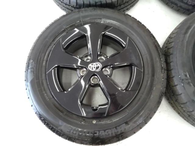 【トヨタ純正】 プリウス/ZVW30 後期 アルミホイール ※カバー再塗装ブラック + BRIDGESTONE NEWNO 195/65R15