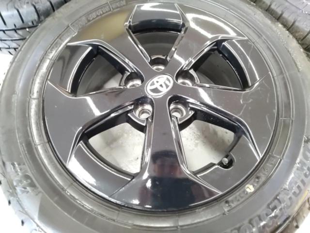 【トヨタ純正】 プリウス/ZVW30 後期 アルミホイール ※カバー再塗装ブラック + BRIDGESTONE NEWNO 195/65R15