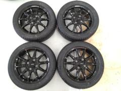 HOT STUFF(ホットスタッフ) G.speed G-02 メタリックブラック + LUCCINI Buono Sport 165/55R14