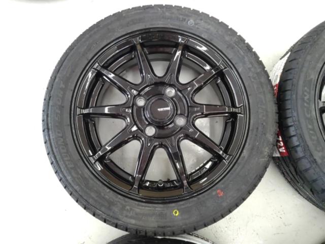 HOT STUFF(ホットスタッフ) G.speed G-02 メタリックブラック + LUCCINI Buono Sport 165/55R14