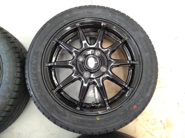 HOT STUFF(ホットスタッフ) G.speed G-02 メタリックブラック + LUCCINI Buono Sport 165/55R14