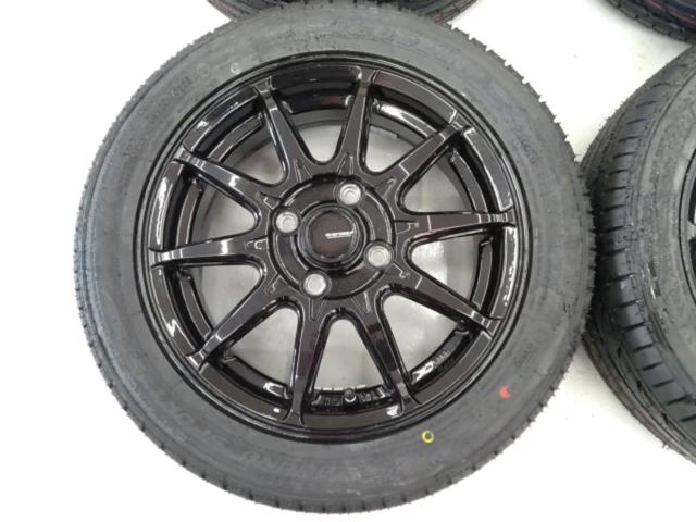 HOT STUFF(ホットスタッフ) G.speed G-02 メタリックブラック + LUCCINI Buono Sport 165/55R14