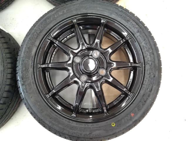 HOT STUFF(ホットスタッフ) G.speed G-02 メタリックブラック + LUCCINI Buono Sport 165/55R14