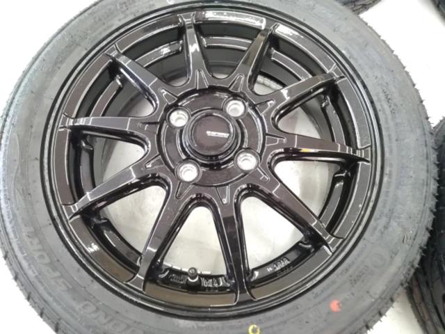 HOT STUFF(ホットスタッフ) G.speed G-02 メタリックブラック + LUCCINI Buono Sport 165/55R14