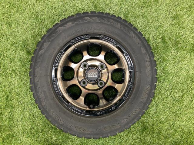 HOT
STUFF (Hot Stuff)
MAD
CROSS
GRACE (Mad Cross Grace)
+
TOYO
OPEN
COUNTRY
RT
145 / 80R12
Manufactured in 2022
4 pieces set