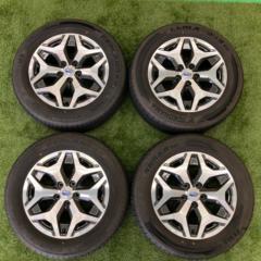 ☆試着無料!!☆スバル純正 SKフォレスターTouring 純正切削光輝アルミホイール + YOKOHAMA GEOLANDAR G91 225/60R17 2024年製造