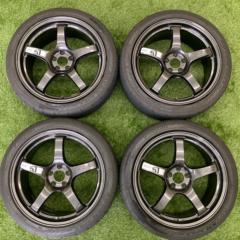 ☆試着無料!!☆RAYS GRAM LIGHTS 57CR SPEC-M + YOKOHAMA ADVAN APEX V601 235/40R18 2025年製造 4本セット