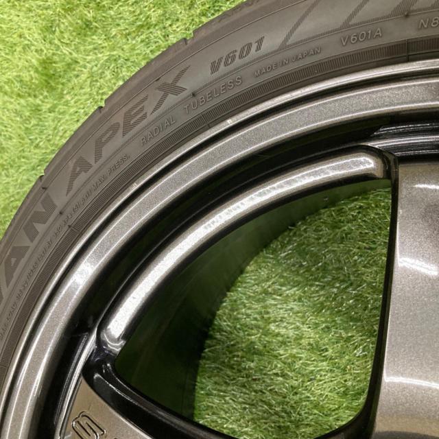 ☆試着無料!!☆RAYS GRAM LIGHTS 57CR SPEC-M + YOKOHAMA ADVAN APEX V601 235/40R18 2025年製造 4本セット