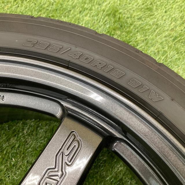 ☆試着無料!!☆RAYS GRAM LIGHTS 57CR SPEC-M + YOKOHAMA ADVAN APEX V601 235/40R18 2025年製造 4本セット