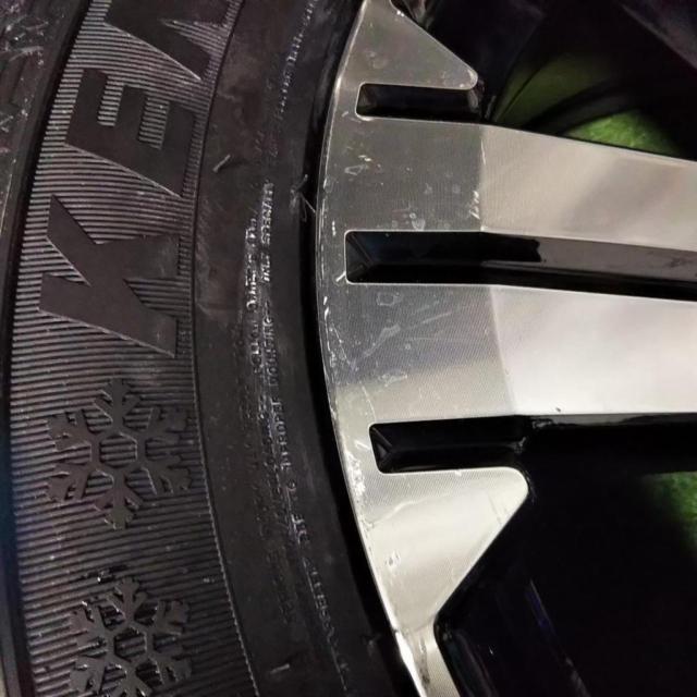 三菱純正 CV型デリカD:5中期型 純正アルミホイール + KENDA KR36 225/55R18 2025年製造