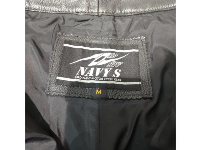 【サイズ:M】OLD NAVY ブーツアウトタイプ 膝カップ付きレザーパンツ