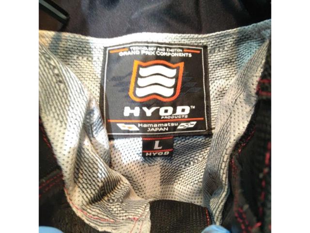 【サイズ:L】 HYOD(ヒョウドウ) D3O メッシュレザーライディングパンツ  [MHI-001]