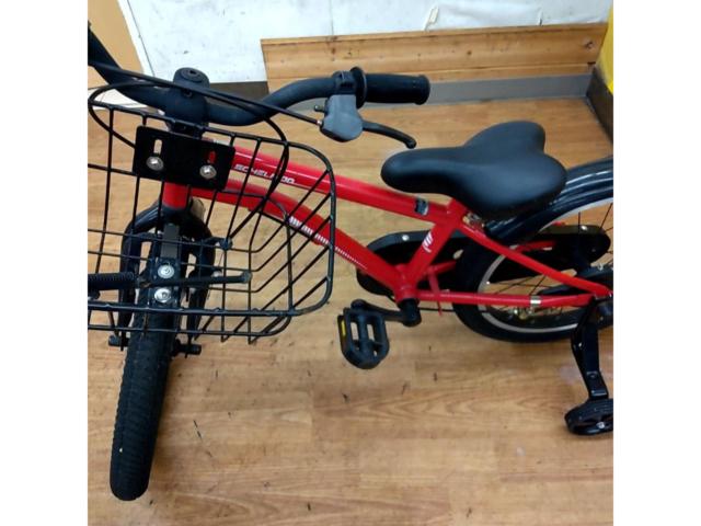 ※スタンド、前カゴ付属 アイトン SCHELMOO 18インチ キッズサイクル レッド