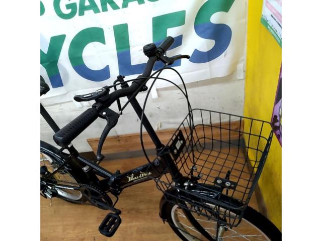 THREE STONE 20×1.75 外装6段変速 スチールフレーム折りたたみ自転車 ブラック