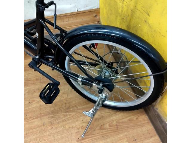 THREE STONE 20×1.75 外装6段変速 スチールフレーム折りたたみ自転車 ブラック