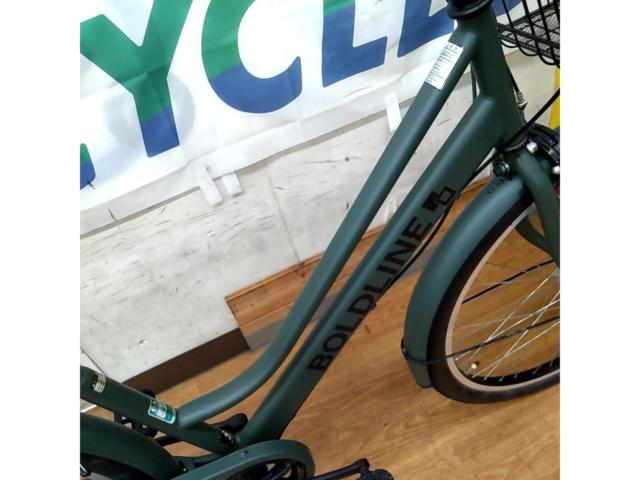 CBA BOLD LINE 27.5インチ 外装6段 シティサイクル グリーン
