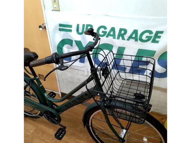 CBA BOLD LINE 27.5インチ 外装6段 シティサイクル グリーン