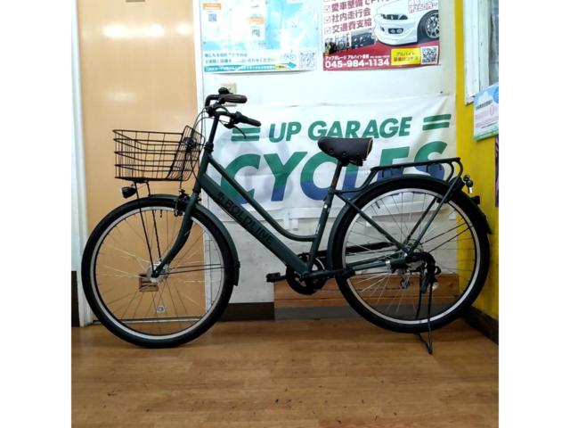 CBA BOLD LINE 27.5インチ 外装6段 シティサイクル グリーン