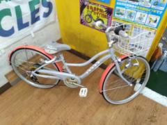BRIDGESTONE WILD BERRY 24インチ 外装6段変速 キッズ自転車 グレー
