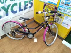 BRIDGESTONE WILD BERRY 24インチ 外装6段変速 キッズ自転車 ブラック