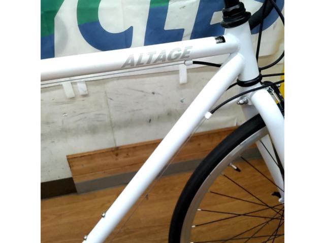ALTAGE ARD-001 700×25c 3×6s クロモリロードバイク ホワイト 適正身長165cm-