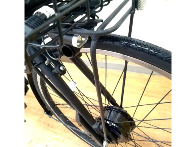 ※クランクガタつき･チェーン伸び大要修理 BRIDGESTONE TB1e 2020年モデル 27インチ 外装6段変速 電動アシスト自転車 ブラック 9.6Ah