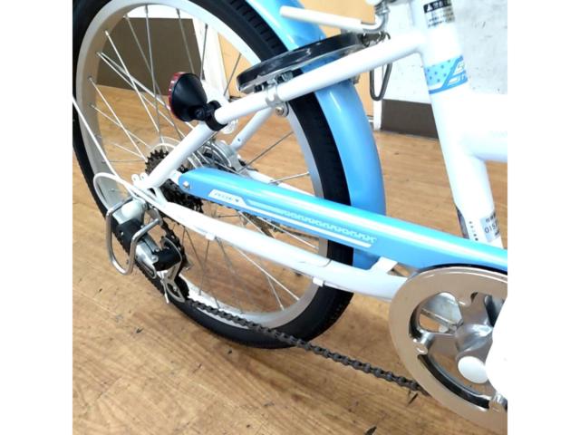 あさひ PECHE 22インチ 外装6段変速 キッズサイクル ホワイト/ブルー