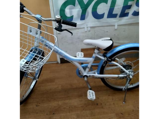 あさひ PECHE 22インチ 外装6段変速 キッズサイクル ホワイト/ブルー