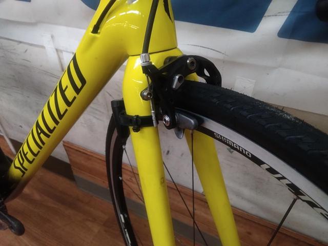 SPECIALIZED Tarmac Comp 2018年モデル 700×25C 2×10S カーボンロードバイク 540サイズ イエロー×ブラック
