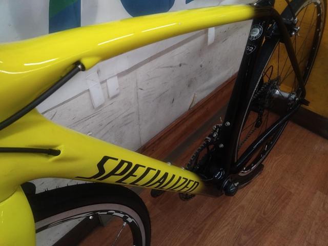 SPECIALIZED Tarmac Comp 2018年モデル 700×25C 2×10S カーボンロードバイク 540サイズ イエロー×ブラック