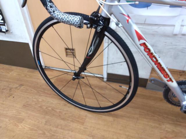 FONDRIEST MAX CARB 2004年頃モデル 700×23C 2×10S アルミ/カーボンバックロードバイク シルバー