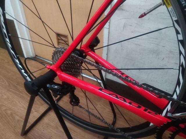 CANNONDALE CAAD12 2016年頃モデル 700×25C 2×11S アルミロードバイク レッド