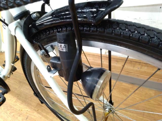 ダイワサイクル Fit`z 26インチ シングルギア シティサイクル ホワイト