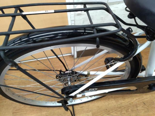 ダイワサイクル Fit`z 26インチ シングルギア シティサイクル ホワイト