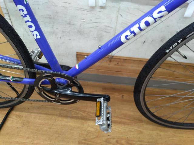 GIOS ESOLA 年式不明 700×28C 1×7S アルミクロスバイク ブルー