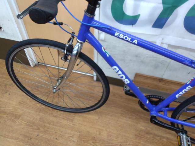 GIOS ESOLA 年式不明 700×28C 1×7S アルミクロスバイク ブルー