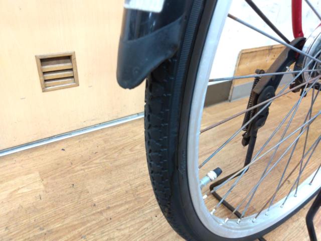 BRIDGESTONE SketchBook 26インチ 外装6段変速 シティサイクル レッド