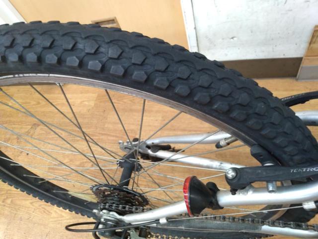 ※走行可能ですが修理推奨 あさひ SOLUTION 26インチ 3×6s スチールMTB ブラック 適正身長:150cm～