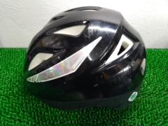 サイズ:51-57cm BRIDGESTONE ニューセーフティヘルメット キッズ用ヘルメット ブラック