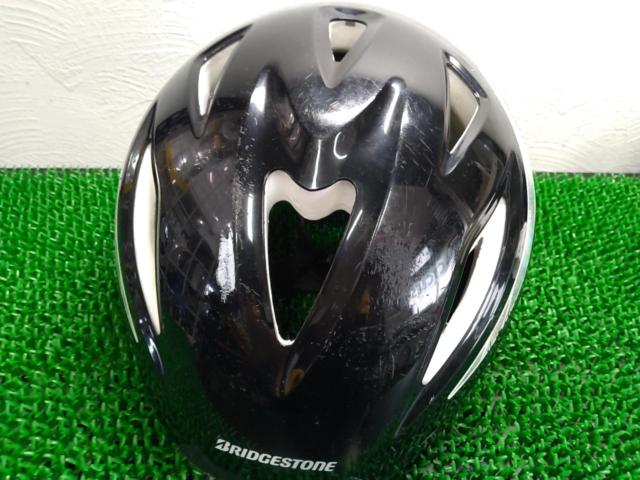 サイズ:51-57cm BRIDGESTONE ニューセーフティヘルメット キッズ用ヘルメット ブラック