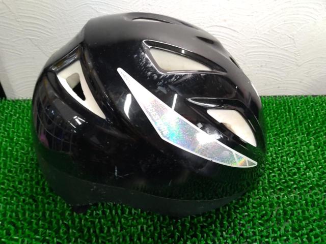 サイズ:51-57cm BRIDGESTONE ニューセーフティヘルメット キッズ用ヘルメット ブラック