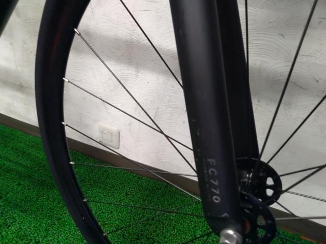 FUJI TRACK ARCV 年式不明 700x25c シングルギア(固定) ピストバイク Cinelliフラットバー仕様 ブラック サイズ520 参考値170-178cm