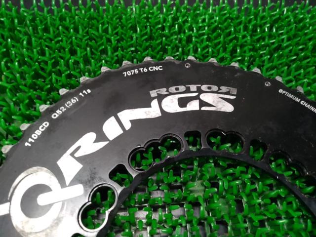 52T/11s/BCD:110 ROTOR Q-RING AERO 楕円チェーンリング
