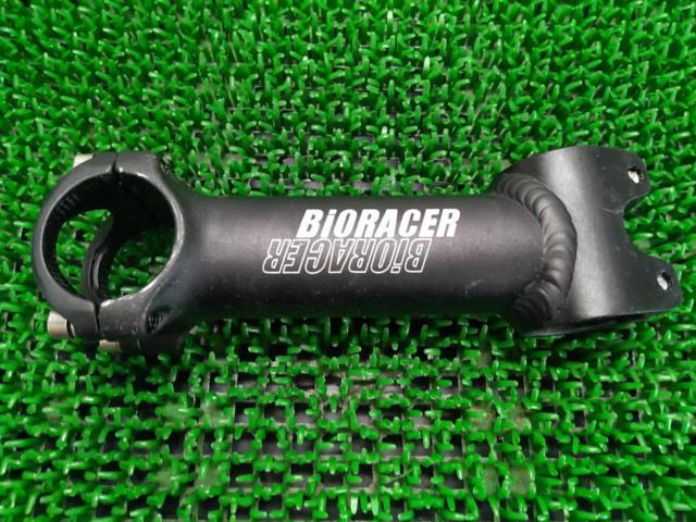 Φ31.8/120mm/6° BIORACER アルミステム ブラック