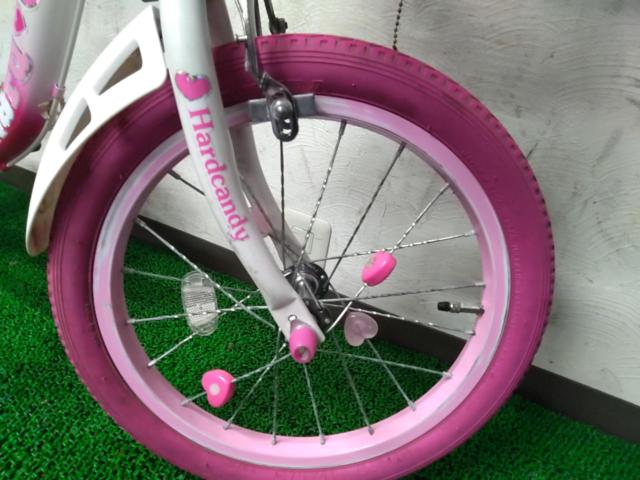 玉越工業 HARD CANDY 16×1.75インチ シングル キッズ自転車 ピンク