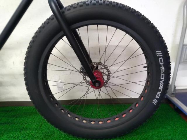 メーカー不明 年式不明 26×4.0 1×7s スチールファットバイク ブラック サイズ:50 参考サイズ:165-180cm