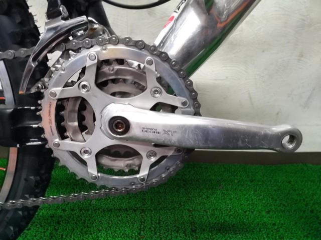 CANNONDALE SUPER V2000 1990年代 XTR組 26×1.95インチ 3×8S アルミフレームマウンテンバイク シルバー サイズ:46 参考サイズ:165-175cm