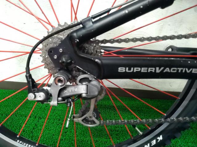 CANNONDALE SUPER V2000 1990年代 XTR組 26×1.95インチ 3×8S アルミフレームマウンテンバイク シルバー サイズ:46 参考サイズ:165-175cm